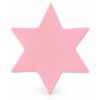 Pink star wooden children's furniture knob Bouton de meuble enfant en bois en forme d’étoile rose